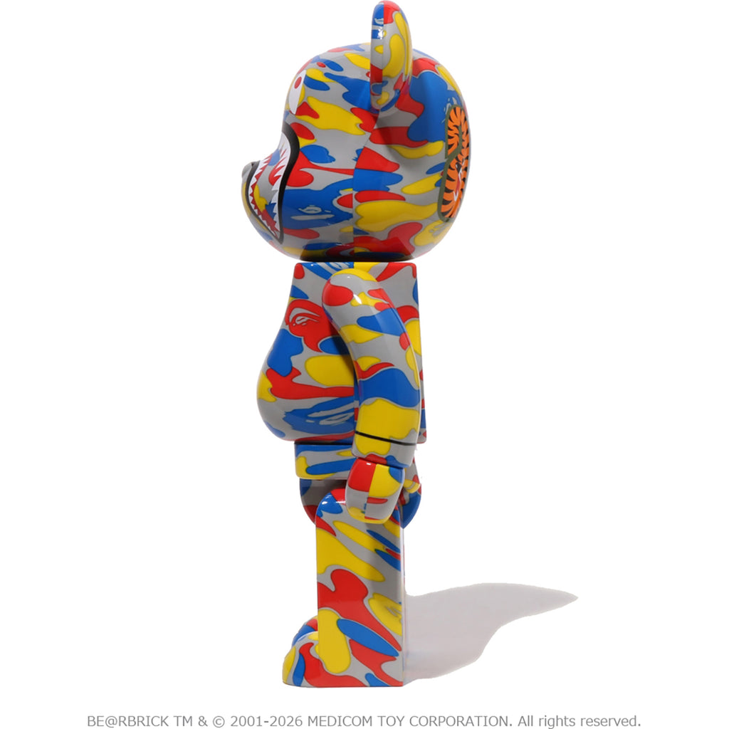 BAPE X MEDICOM TOY 30TH ANNIV. SHARK HOODIE BE@RBRICK 100%&400%