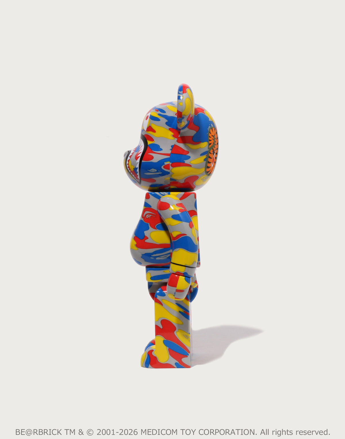 BAPE X MEDICOM TOY 30TH ANNIV. SHARK HOODIE BE@RBRICK 100%&400%