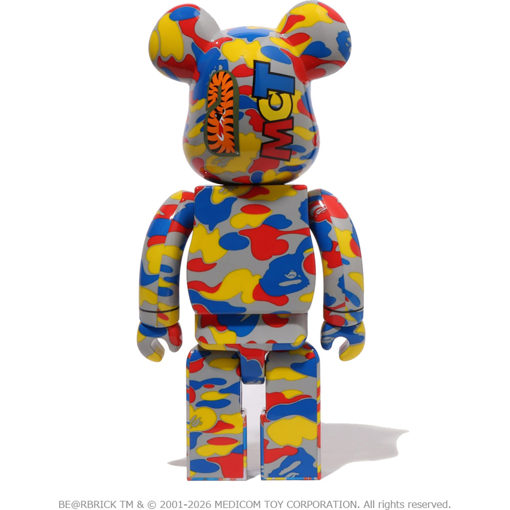 BAPE X MEDICOM TOY 30TH ANNIV. SHARK HOODIE BE@RBRICK 100%&400%