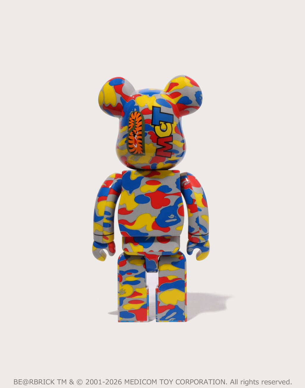 BAPE X MEDICOM TOY 30TH ANNIV. SHARK HOODIE BE@RBRICK 100%&400%