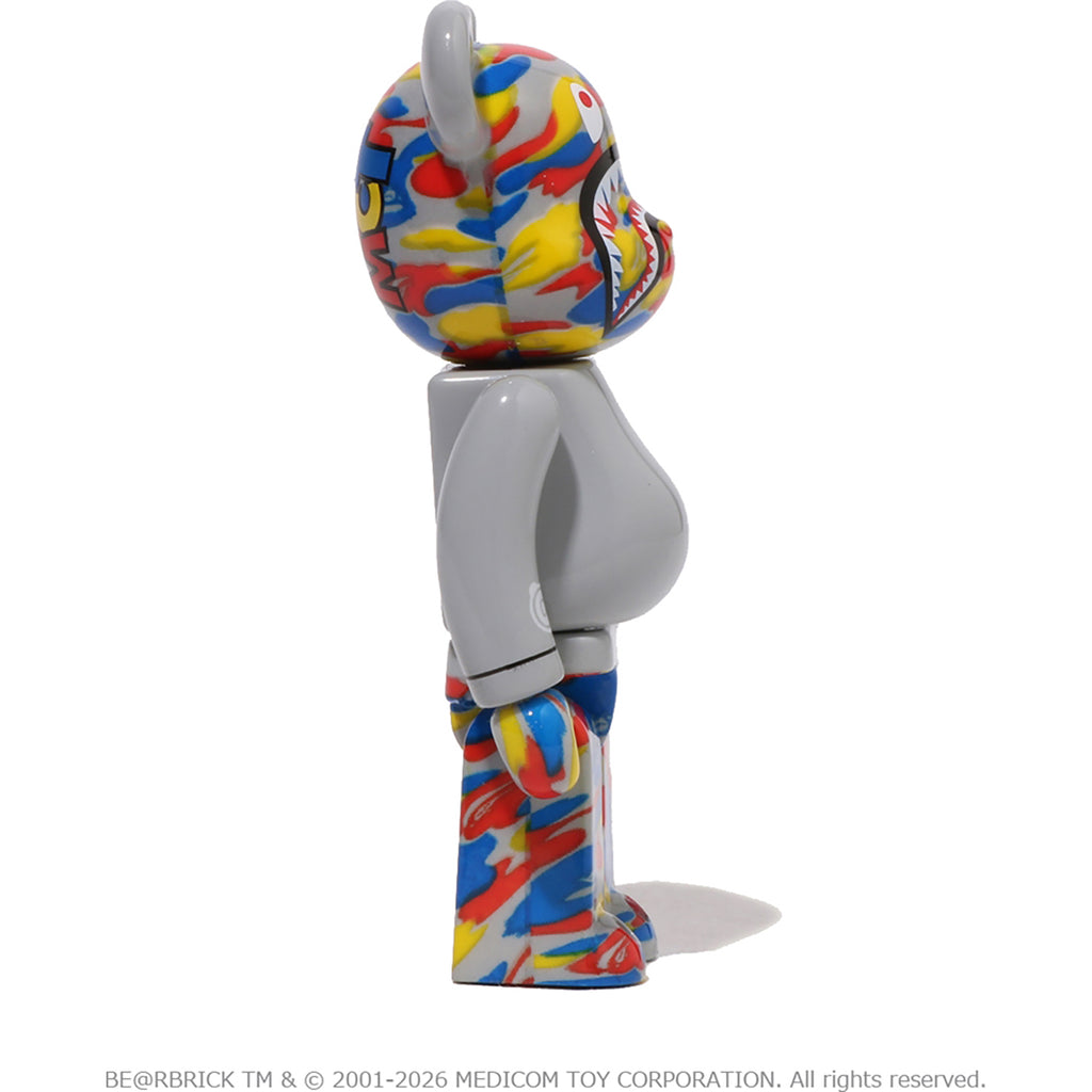 BAPE X MEDICOM TOY 30TH ANNIV. SHARK HOODIE BE@RBRICK 100%&400%