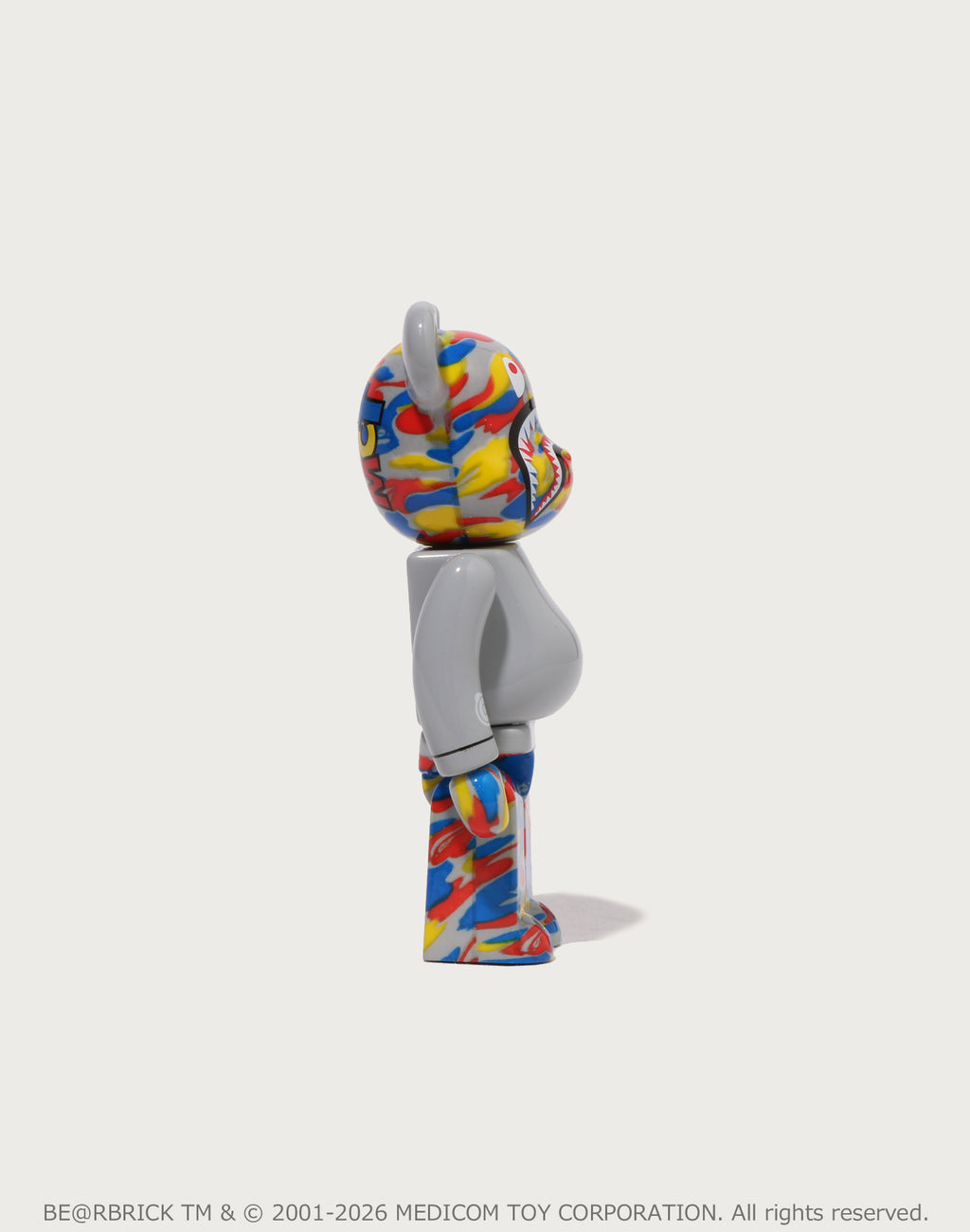 BAPE X MEDICOM TOY 30TH ANNIV. SHARK HOODIE BE@RBRICK 100%&400%