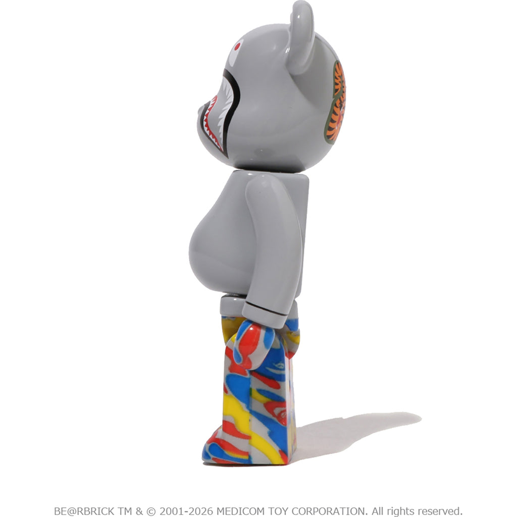 BAPE X MEDICOM TOY 30TH ANNIV. SHARK HOODIE BE@RBRICK 100%&400%