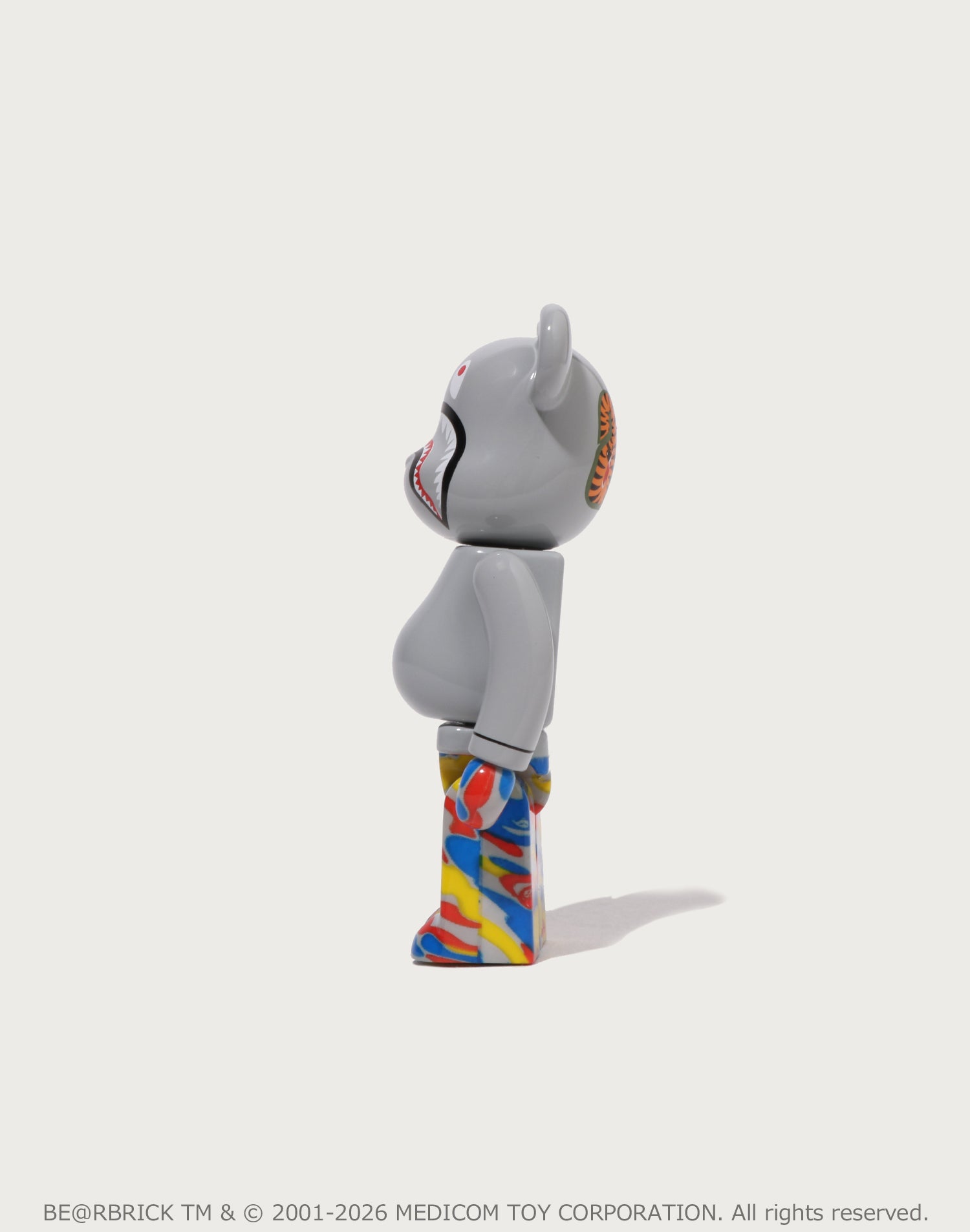 BAPE X MEDICOM TOY 30TH ANNIV. SHARK HOODIE BE@RBRICK 100%&400%