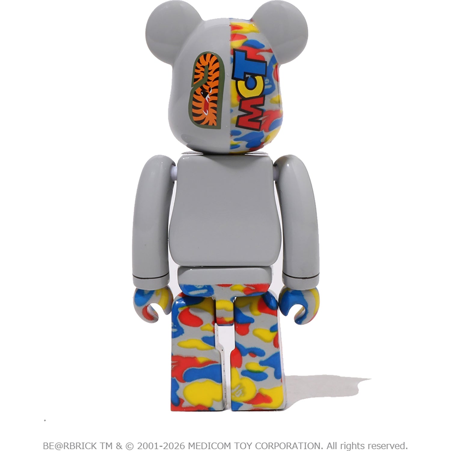 BAPE X MEDICOM TOY 30TH ANNIV. SHARK HOODIE BE@RBRICK 100%&400%