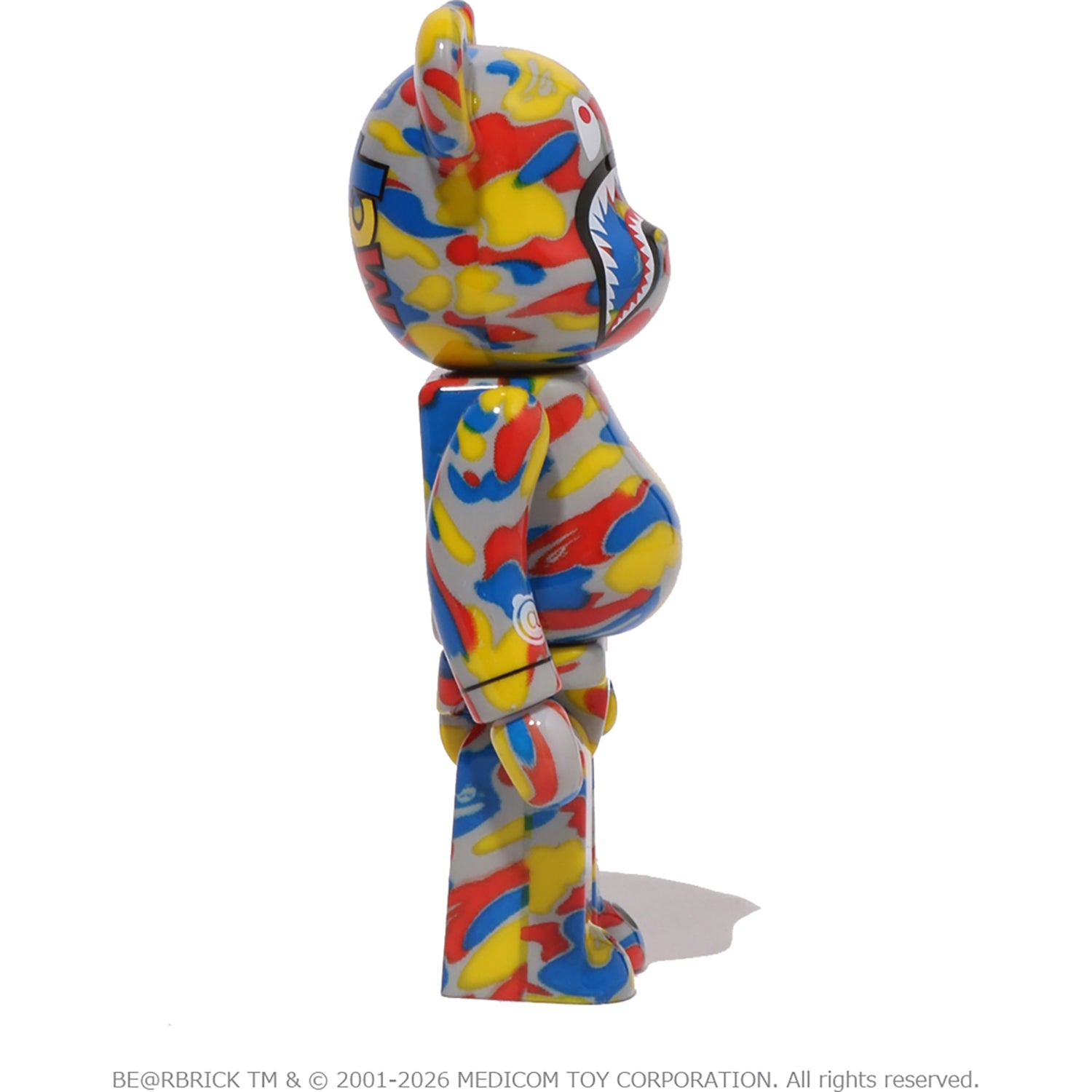 BAPE X MEDICOM TOY 30TH ANNIV. SHARK HOODIE BE@RBRICK 100%&400%
