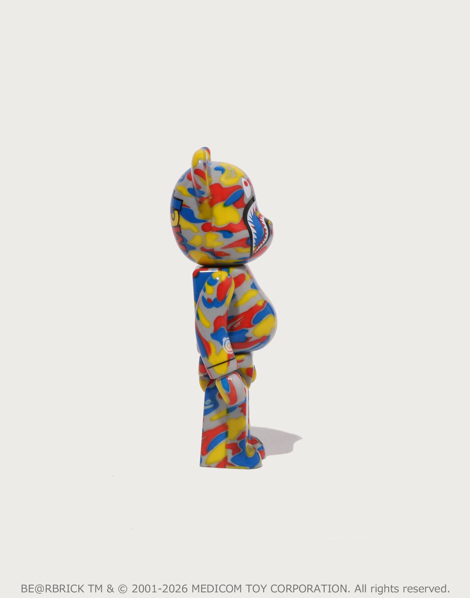 BAPE X MEDICOM TOY 30TH ANNIV. SHARK HOODIE BE@RBRICK 100%&400%