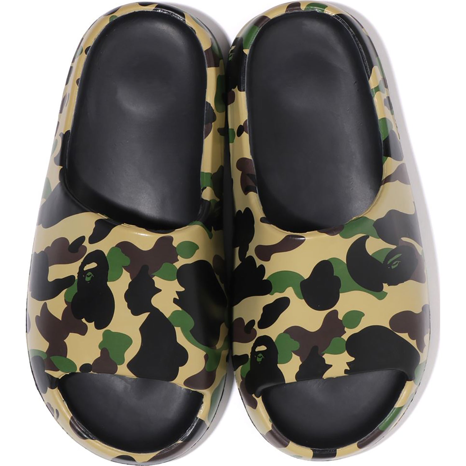 Bape 1st Camo Slide Sandals Yellow - May 2025 - 1K20-191-013