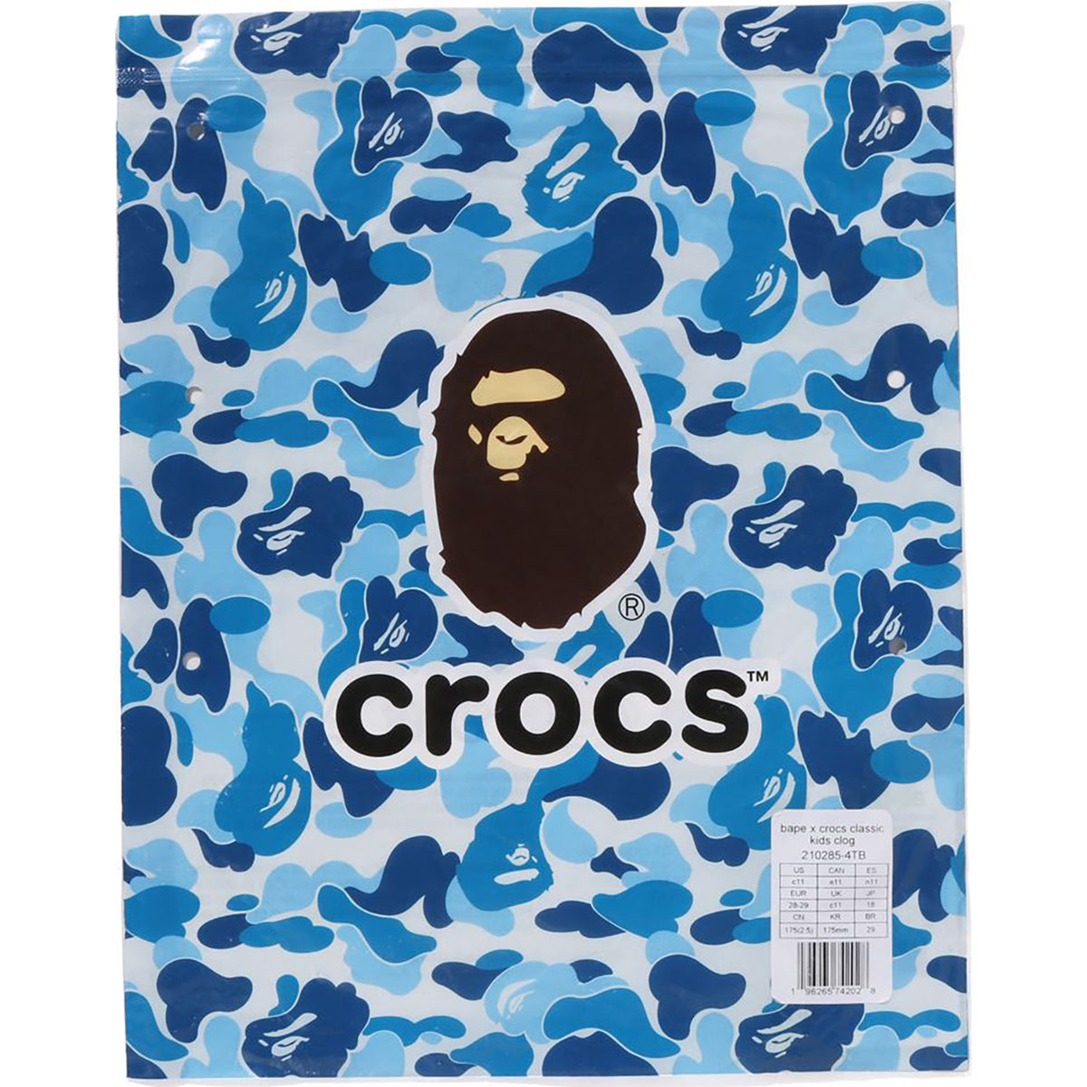 BAPE X CROCS - CLOG KIDS