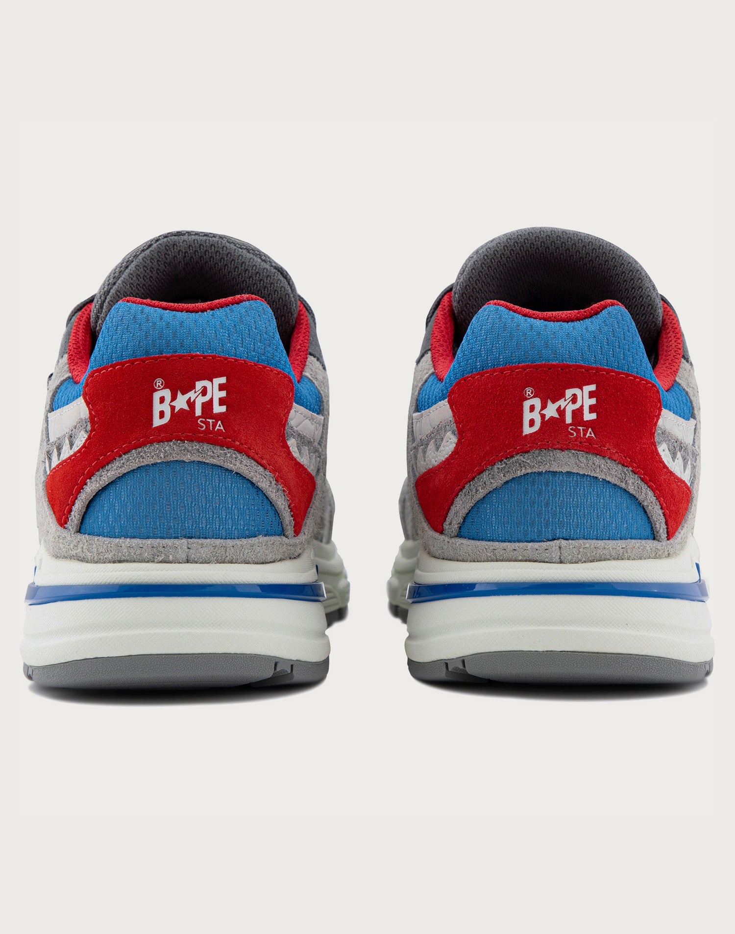BAPE Mens SHARK STA #2 2025 Sneaker Multi Color Premium athletic