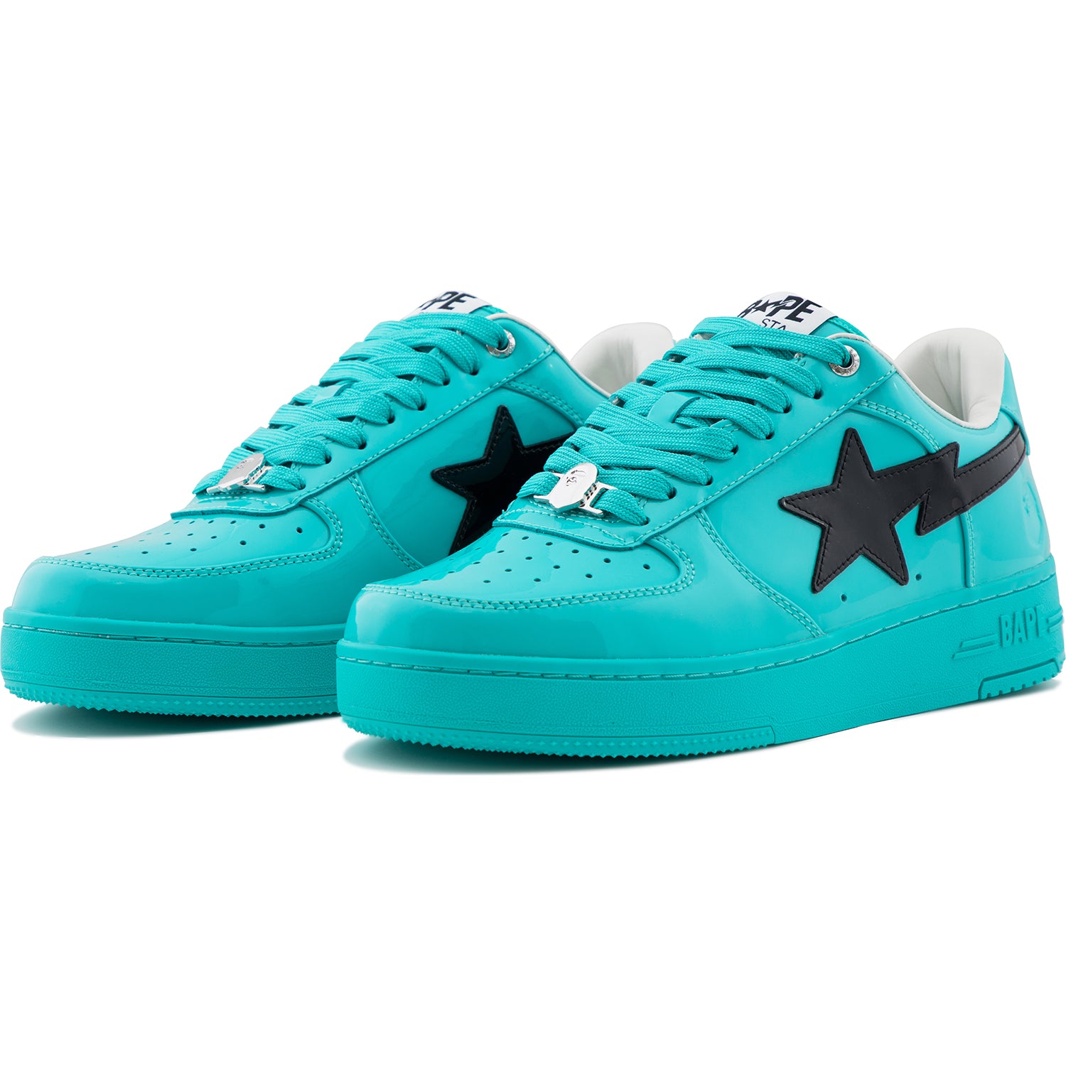 BAPE STA #1 Mens Sneakers – Premium Cow Leather Low-Top Shoes – us