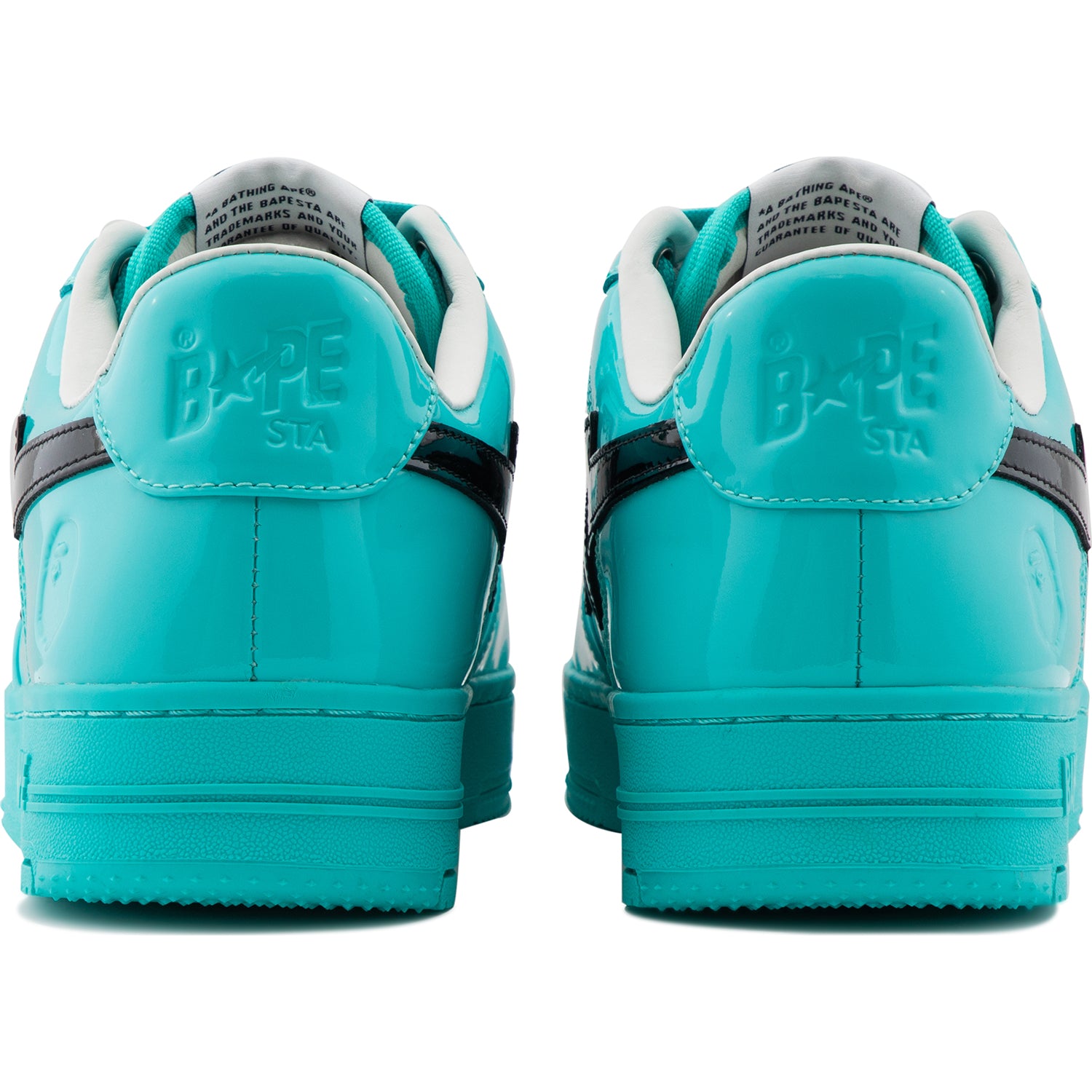 BAPE STA #1 Mens Sneakers – Premium Cow Leather Low-Top Shoes – us