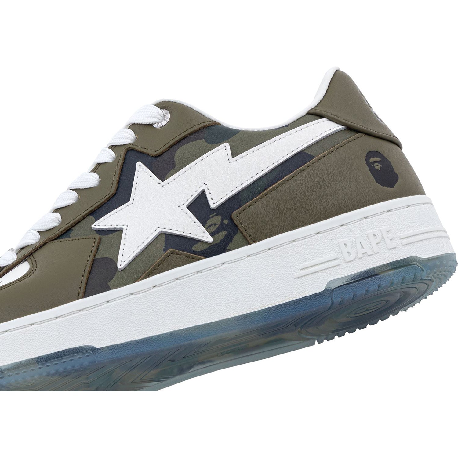 BAPE STA ICON #2 Mens FW25 Sneakers Olive Drab Black 1st Camo – us