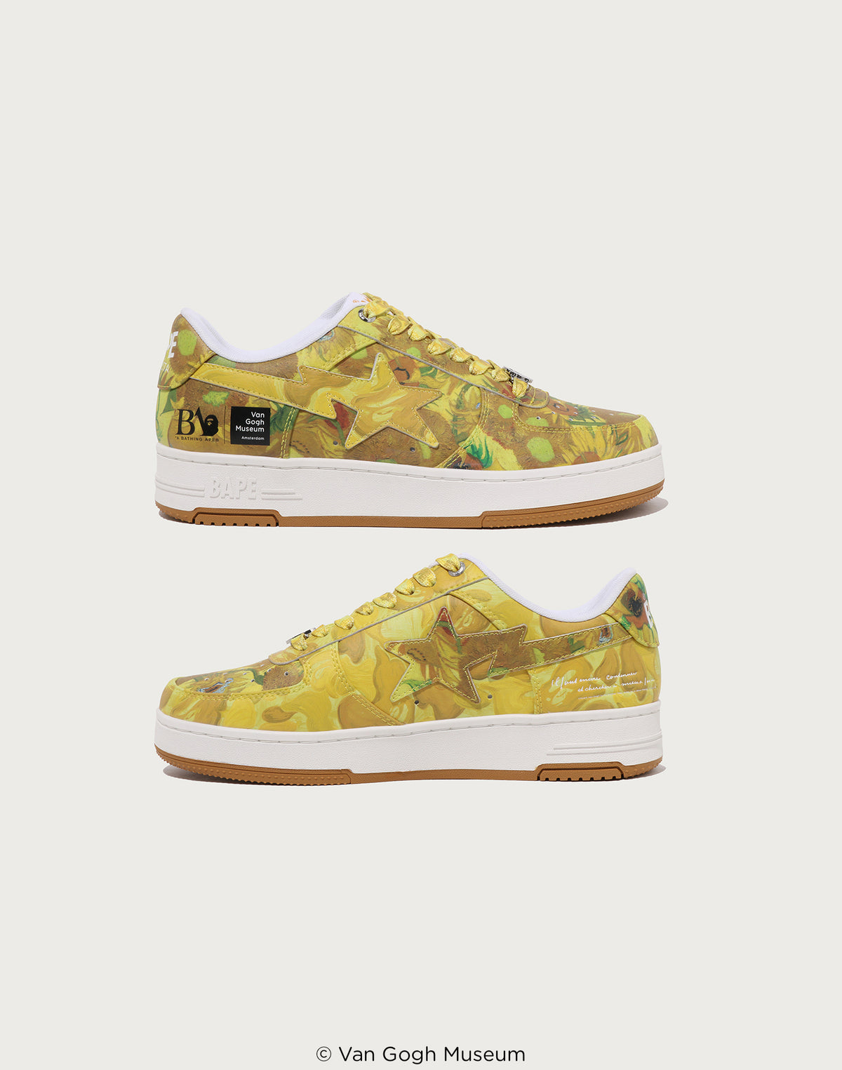 BAPE STA BAPE X VGM - SUNFLOWERS MENS