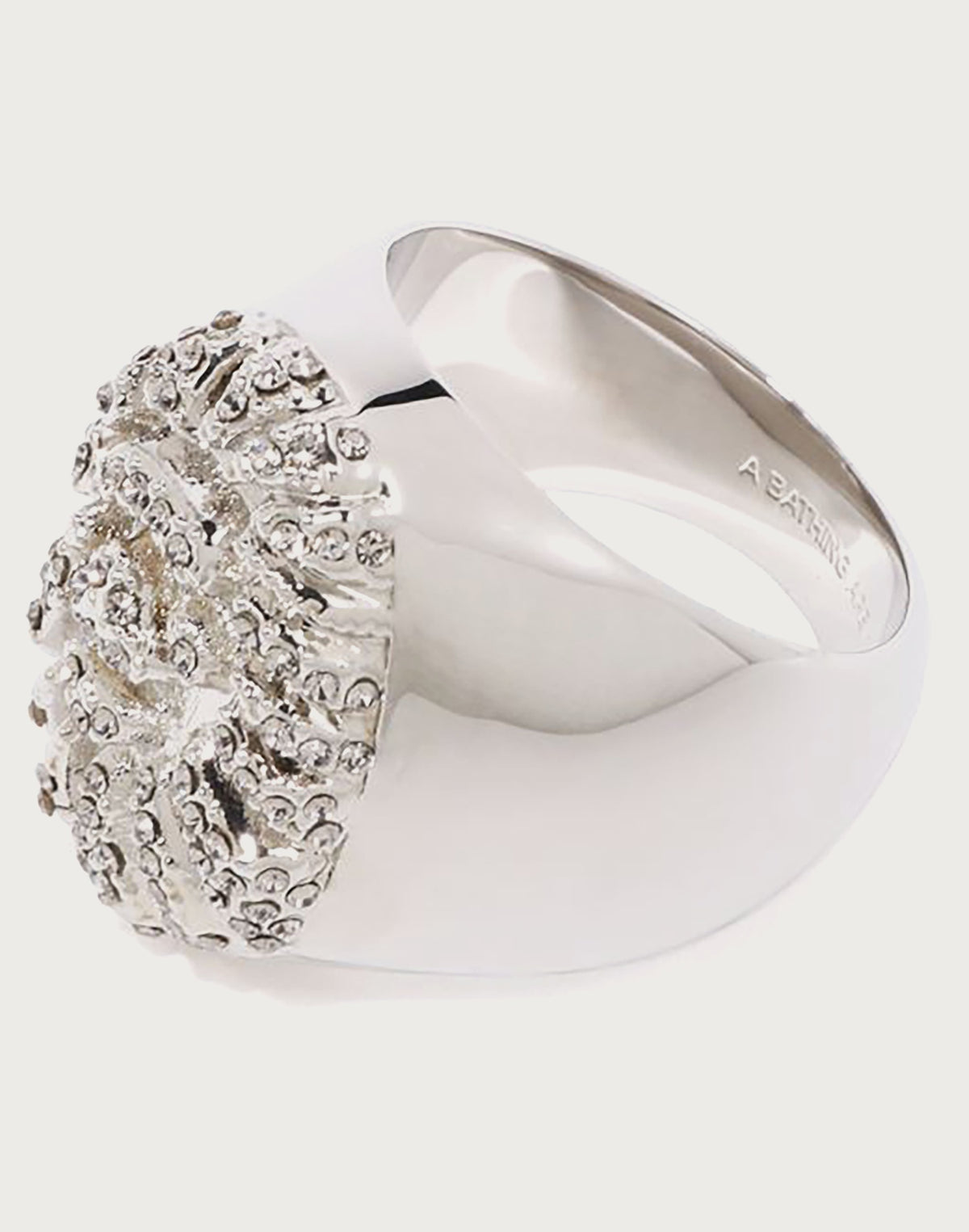 APE HEAD CRYSTAL STONE RING M