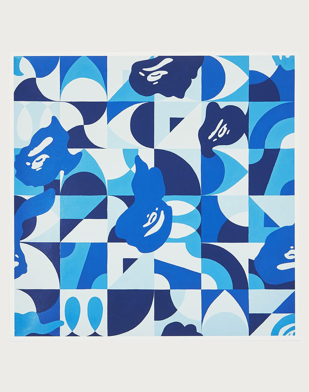 BAPEA X ILIZARBE ABC CAMO BLUE by ALVARO ILIZARBE