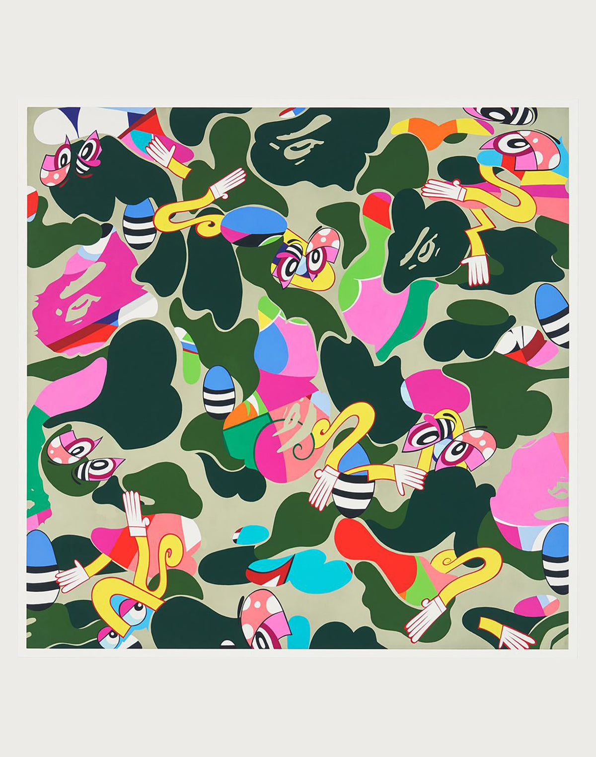 BAPE X ERICKINK ABC CAMO GREEN by ERIC INKALA