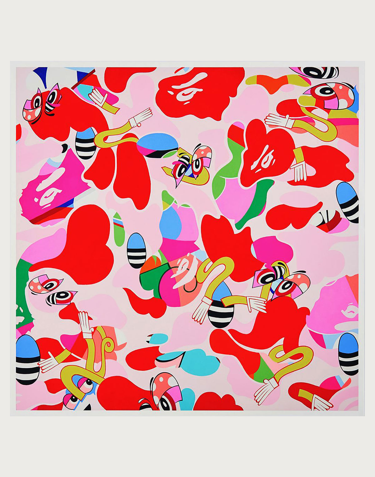 BAPE X ERICKINK ABC CAMO PINK by ERIC INKALA