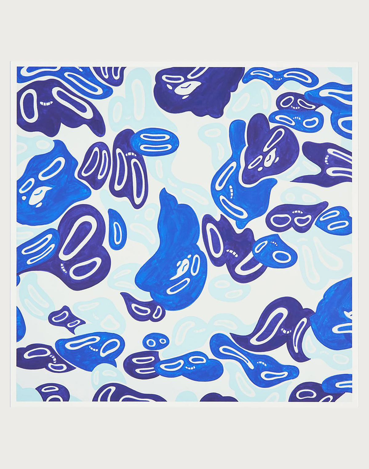 BAPE X JASPER WONG ONLY HAVE EYES ON YOU (BLUE) by JASPER WONG