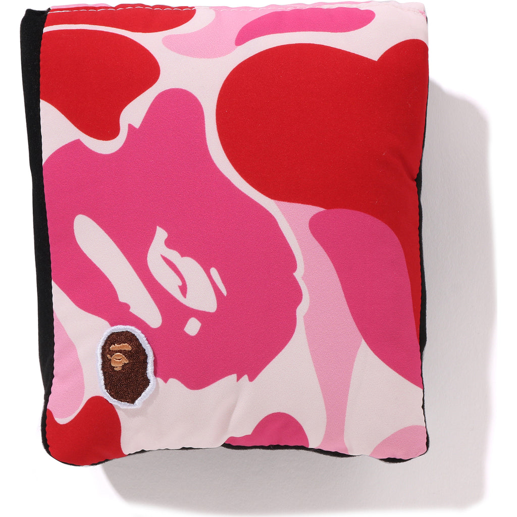 Bape ABC Camo College Square Cushion Pink