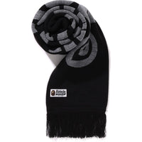 JACQUARD BAPE LOGO LONG SCARF MENS