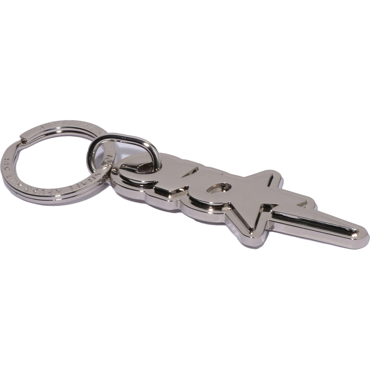 BAPE X OVO OVO STA METAL KEYCHAIN