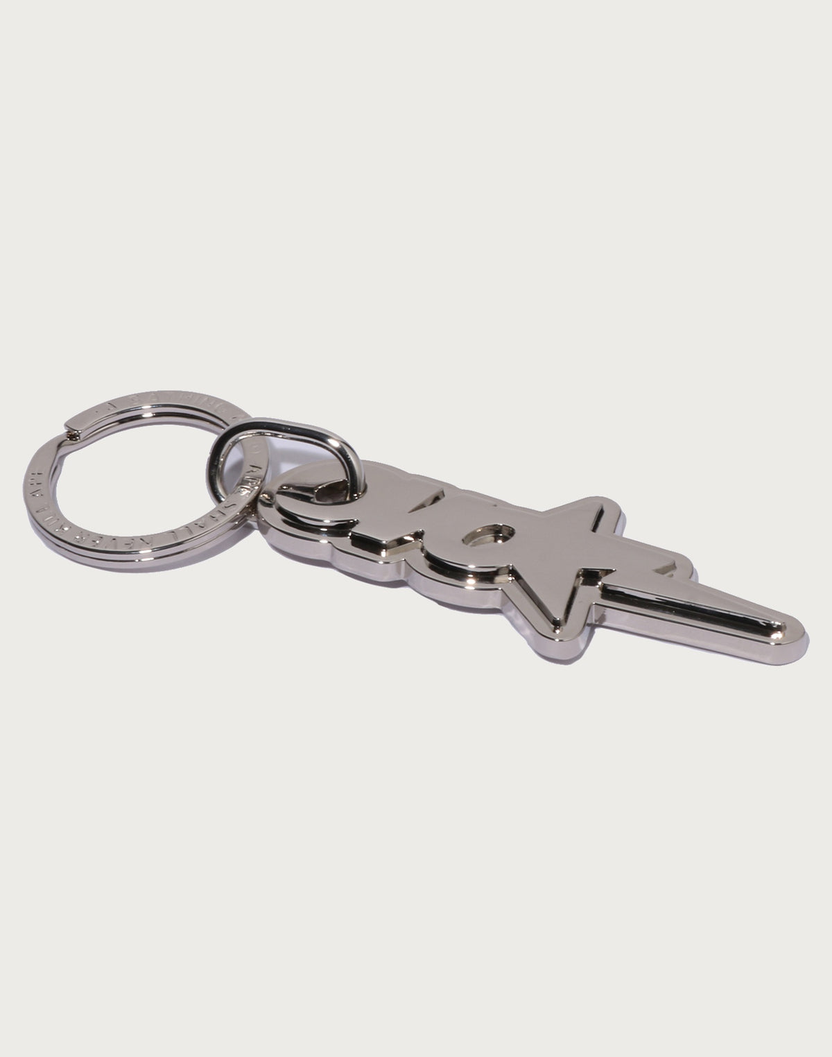 BAPE X OVO OVO STA METAL KEYCHAIN