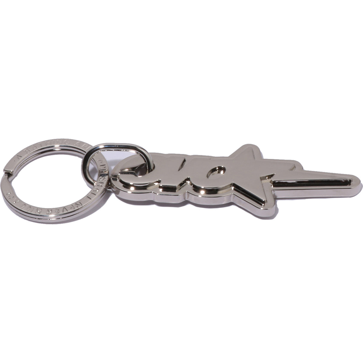 BAPE X OVO OVO STA METAL KEYCHAIN