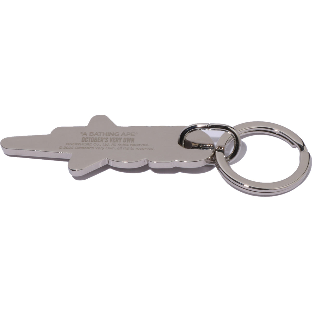 BAPE X OVO OVO STA METAL KEYCHAIN