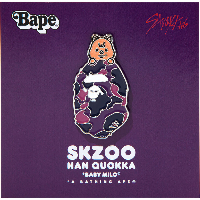 BAPE X STRAY KIDS HAN QUOKKA METAL PIN