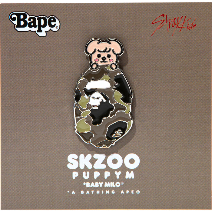 BAPE X STRAY KIDS PUPPYM METAL PIN