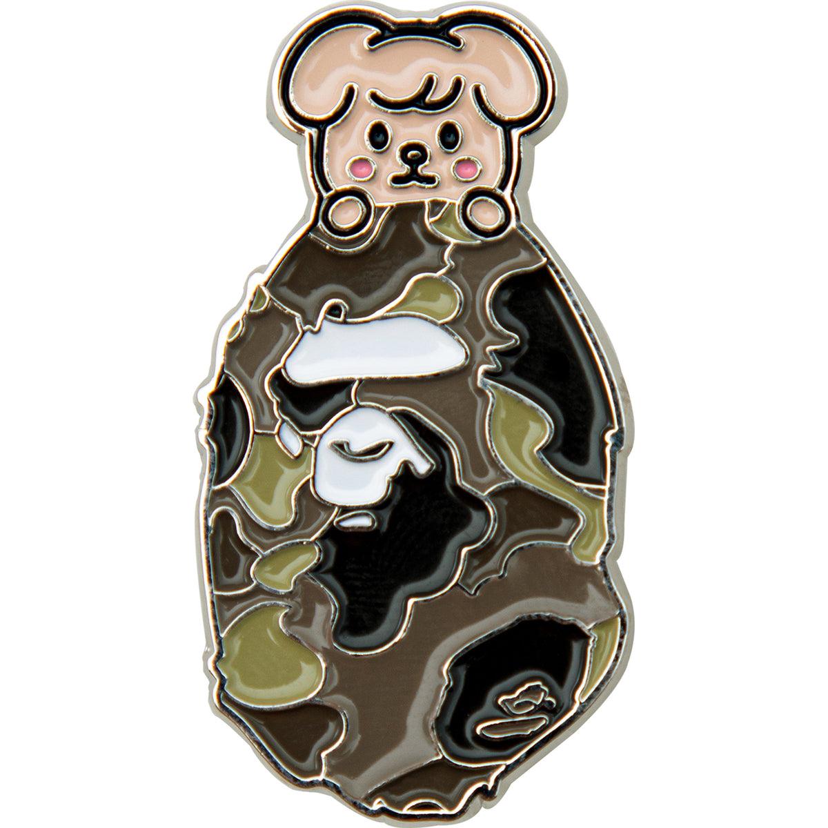 BAPE X STRAY KIDS PUPPYM METAL PIN