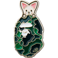 BAPE X STRAY KIDS FOXI.NY METAL PIN