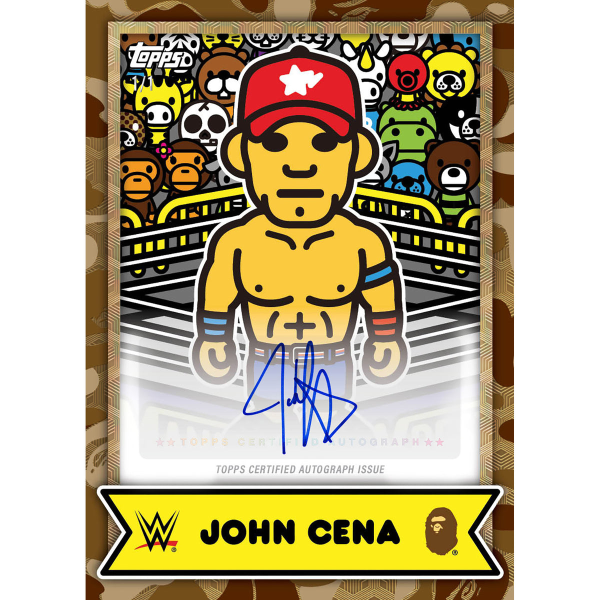 BAPE X WWE BLIND BOX TRADING CARDS