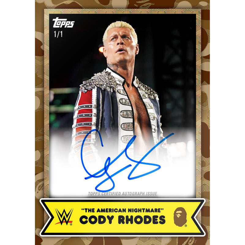 WWE x BAPE x TOPPS [Pre-Order]