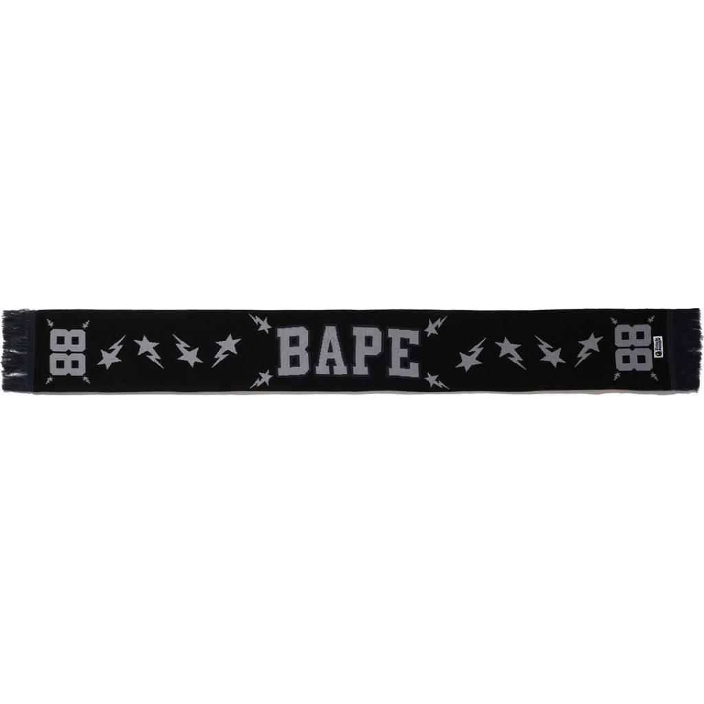 BAPE LOGO JACQUARD SCARF