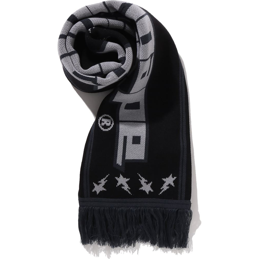 BAPE LOGO JACQUARD SCARF