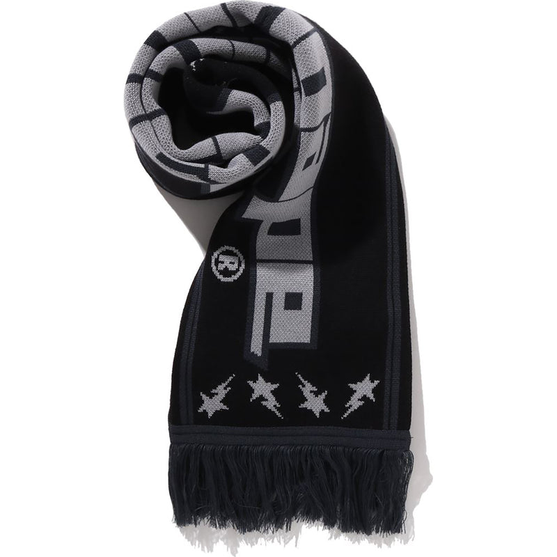 BAPE LOGO JACQUARD SCARF