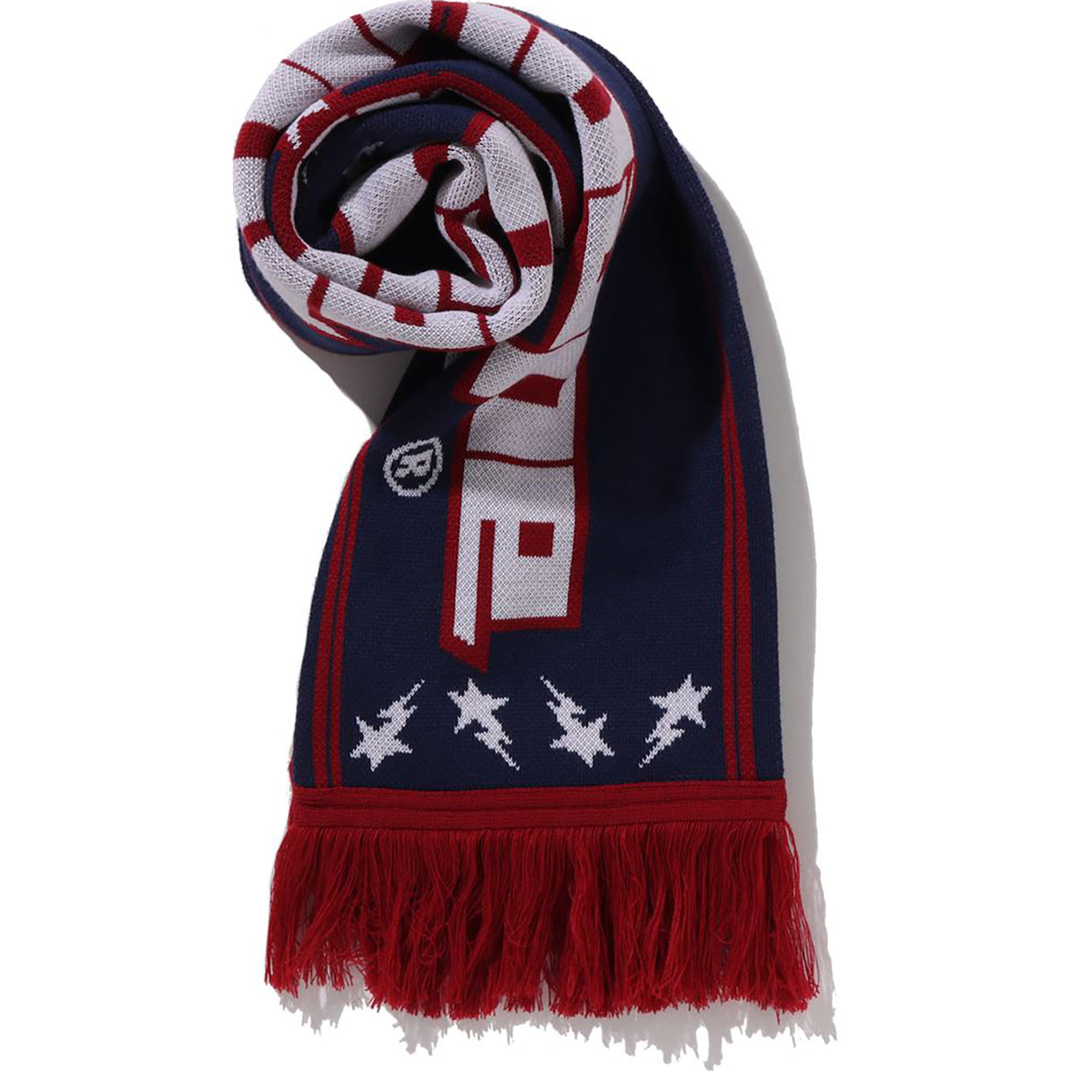 BAPE LOGO JACQUARD SCARF