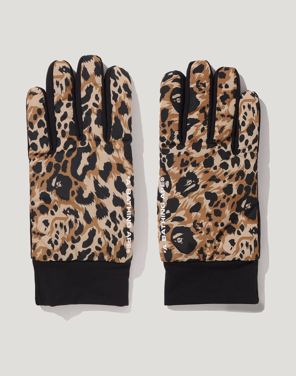 WILD LEOPARD PATTERN GLOVES MENS