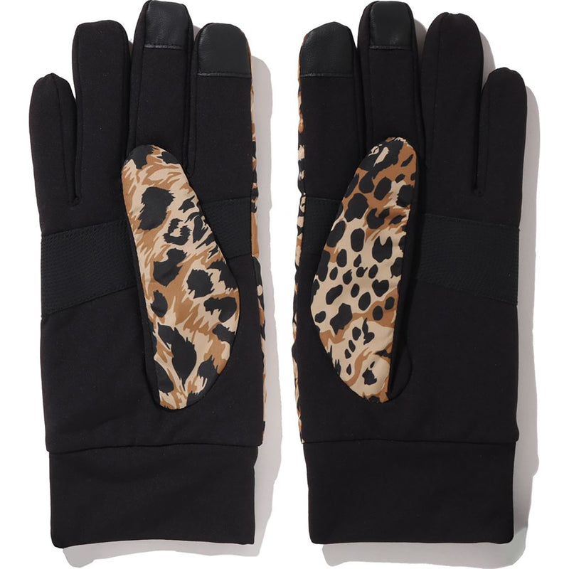 WILD LEOPARD PATTERN GLOVES MENS