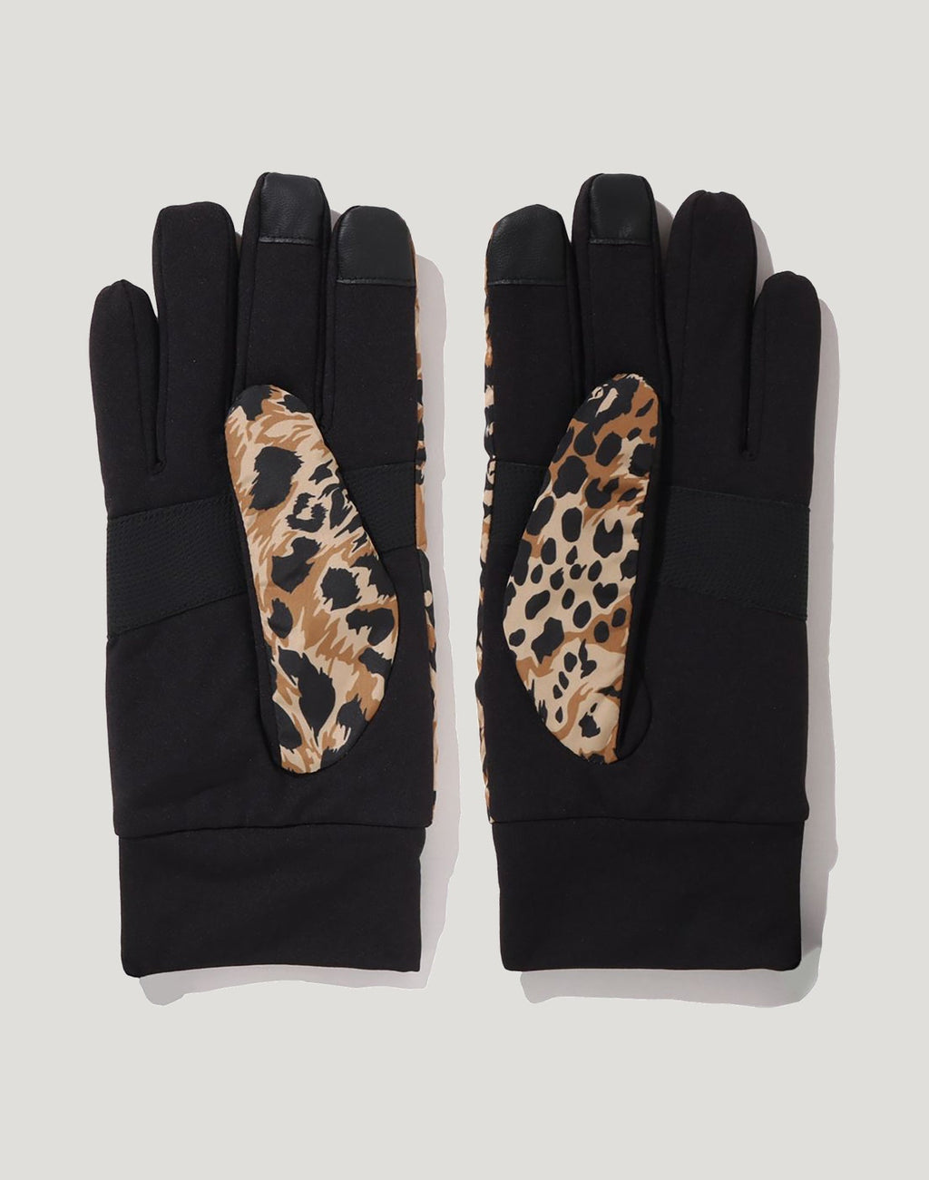 WILD LEOPARD PATTERN GLOVES MENS