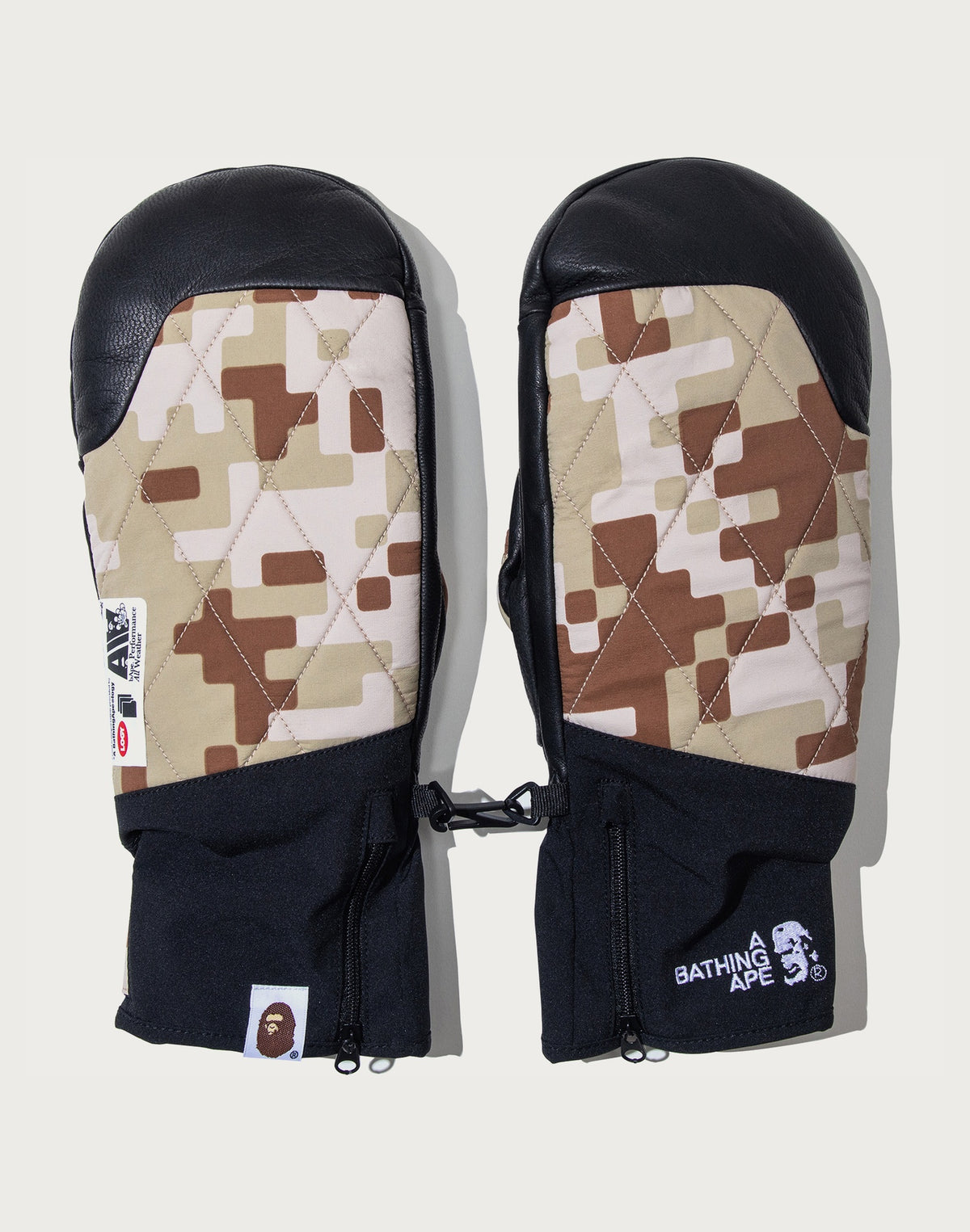 BAPE BY KAZUKI KURAISHI UAP CAMO GLOVES MENS