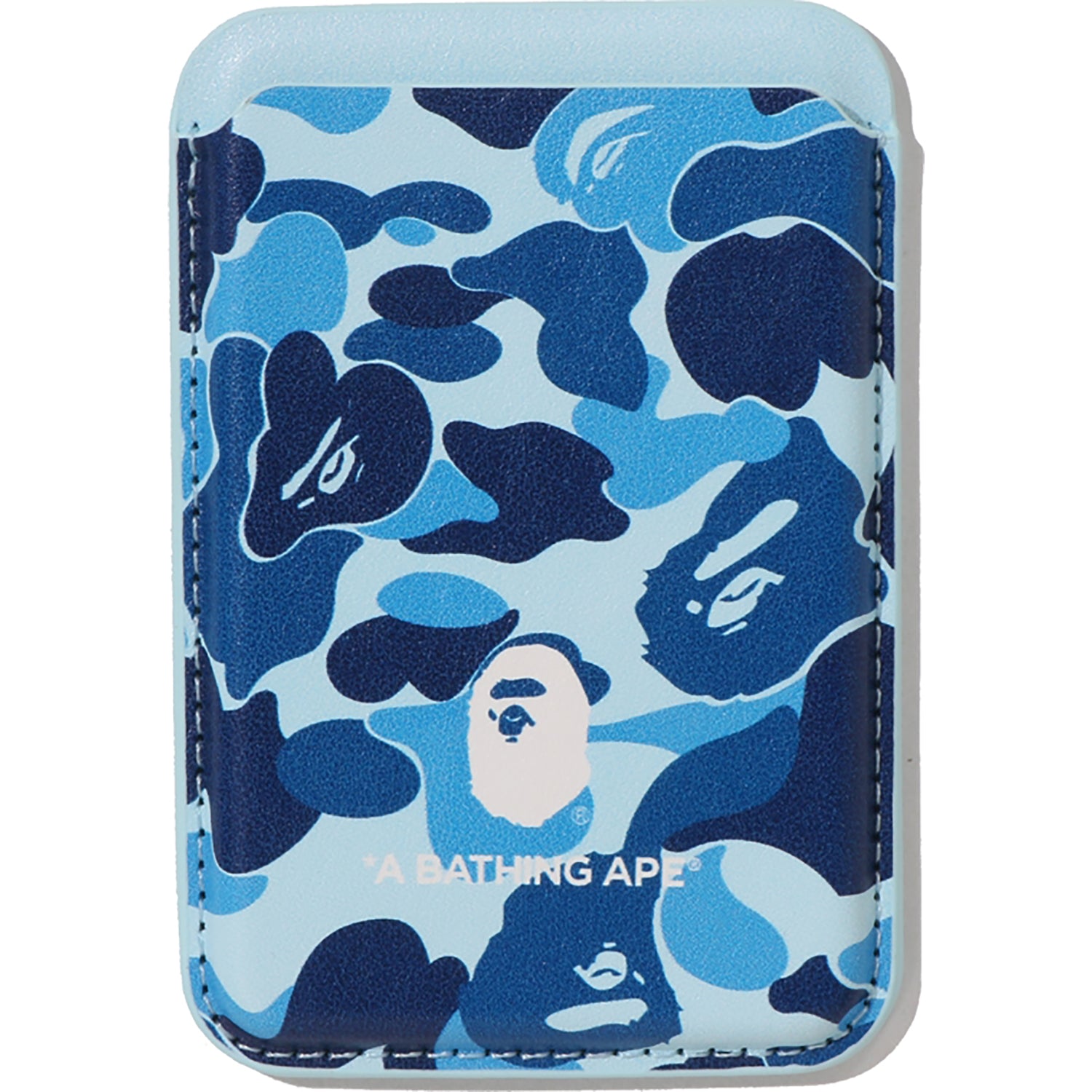 BAPE BAPEX ブルー カモ　時計 ケース付き ABC CAMO MAGNET CARD CASE – us.bape.com