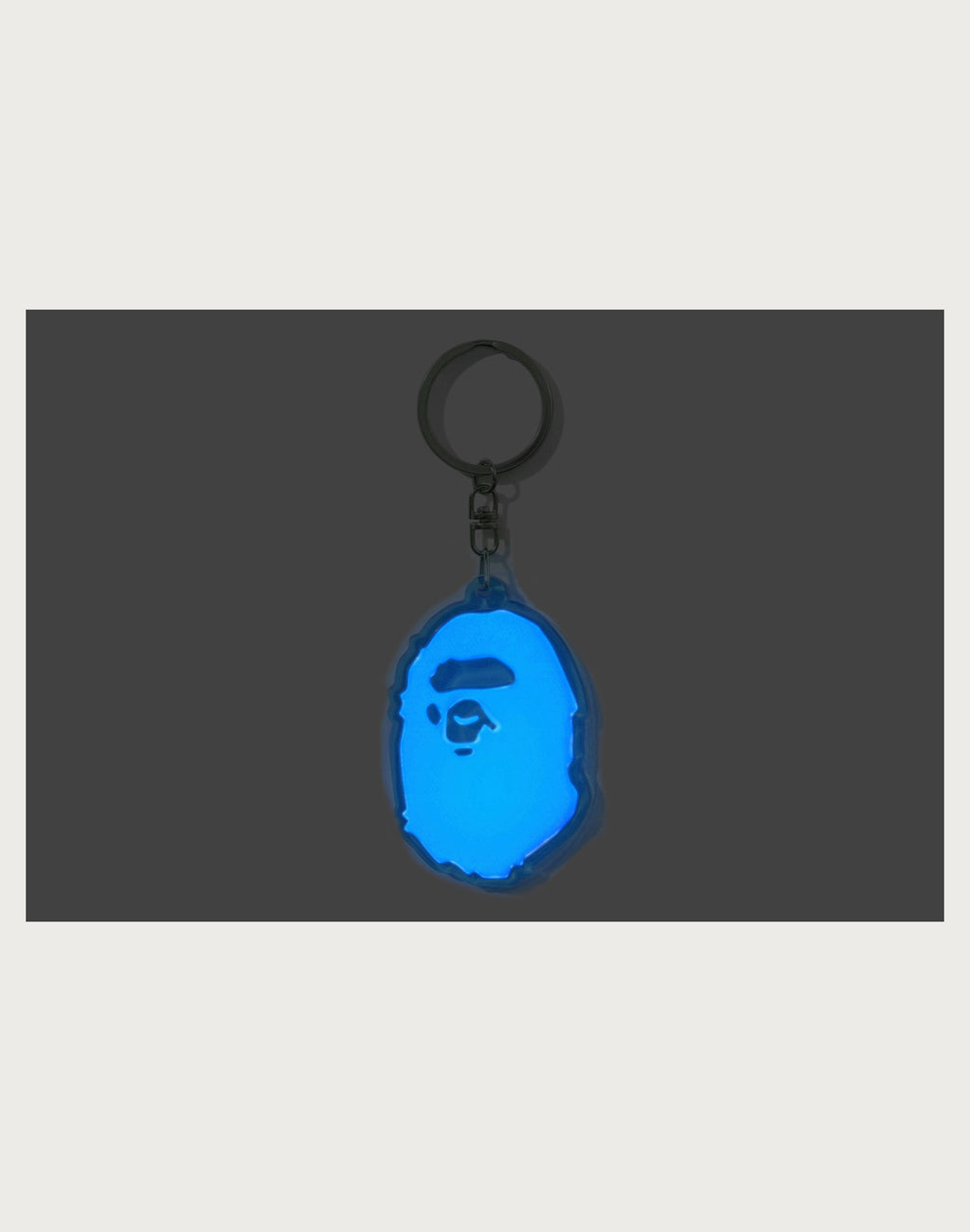 APE HEAD REFLECTIVE KEYCHAINS
