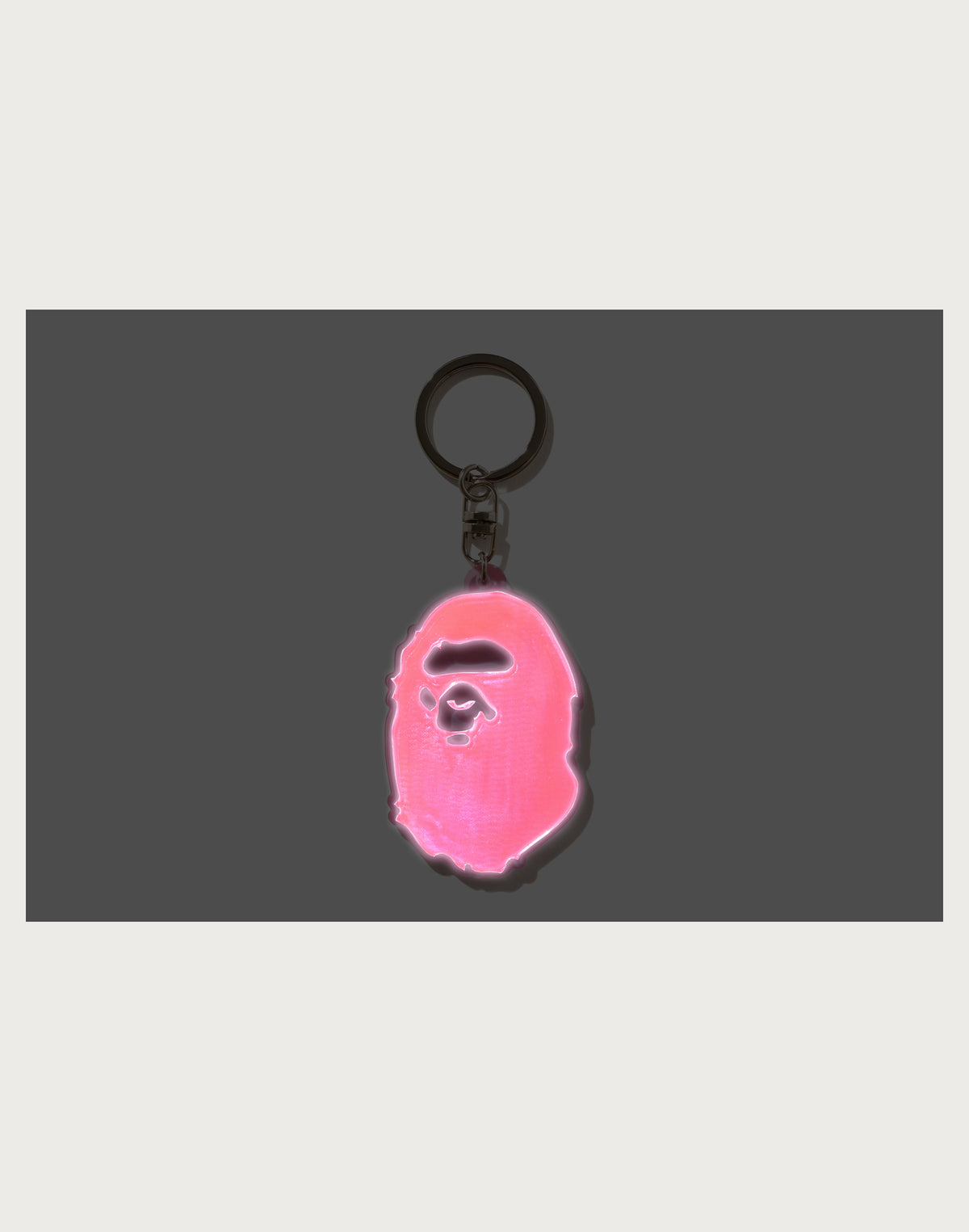 APE HEAD REFLECTIVE KEYCHAINS
