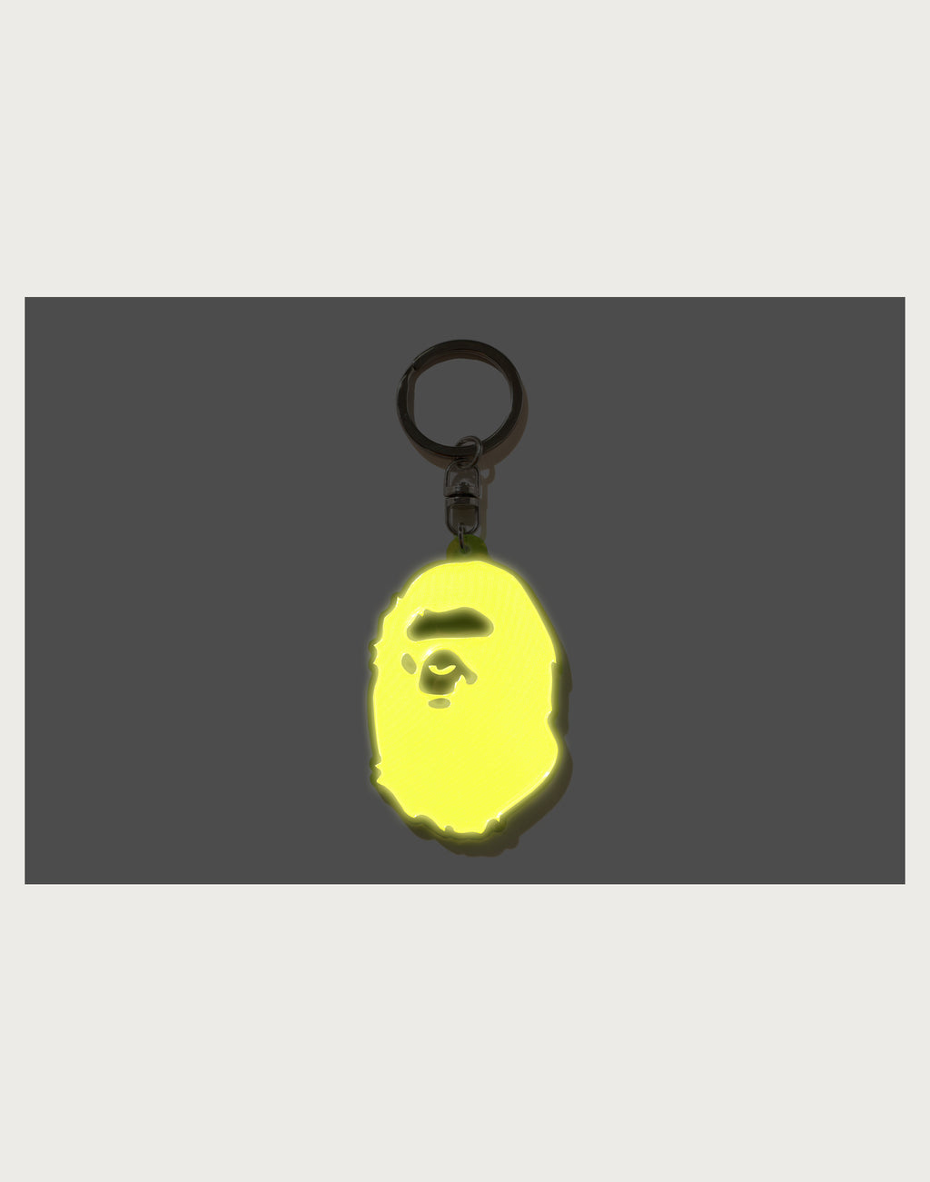APE HEAD REFLECTIVE KEYCHAINS