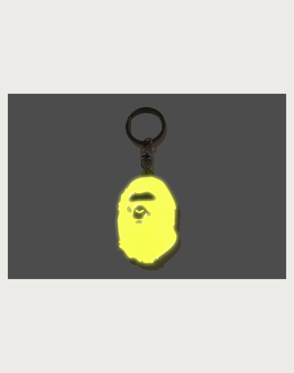 APE HEAD REFLECTIVE KEYCHAINS