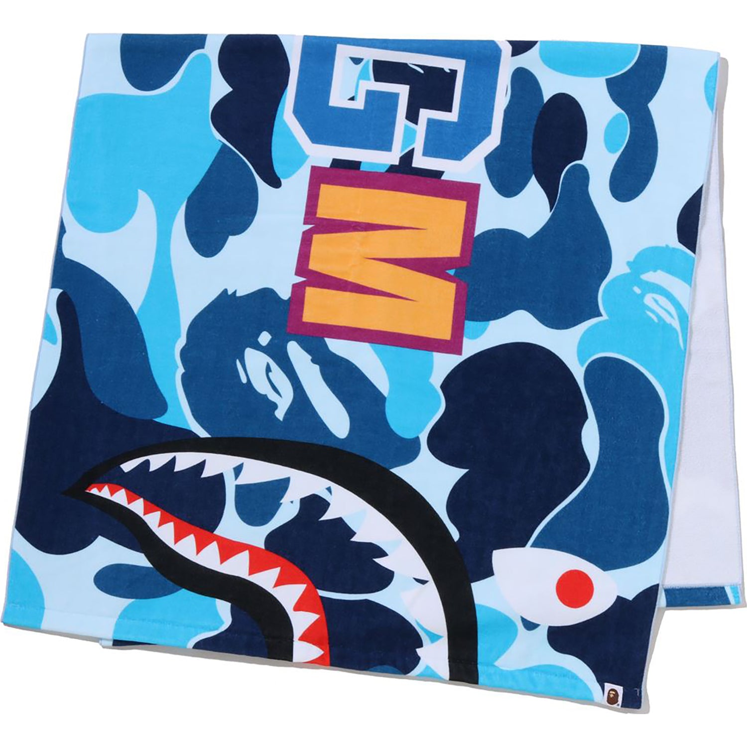 ABC CAMO SHARK BEACH TOWEL – us.bape.com