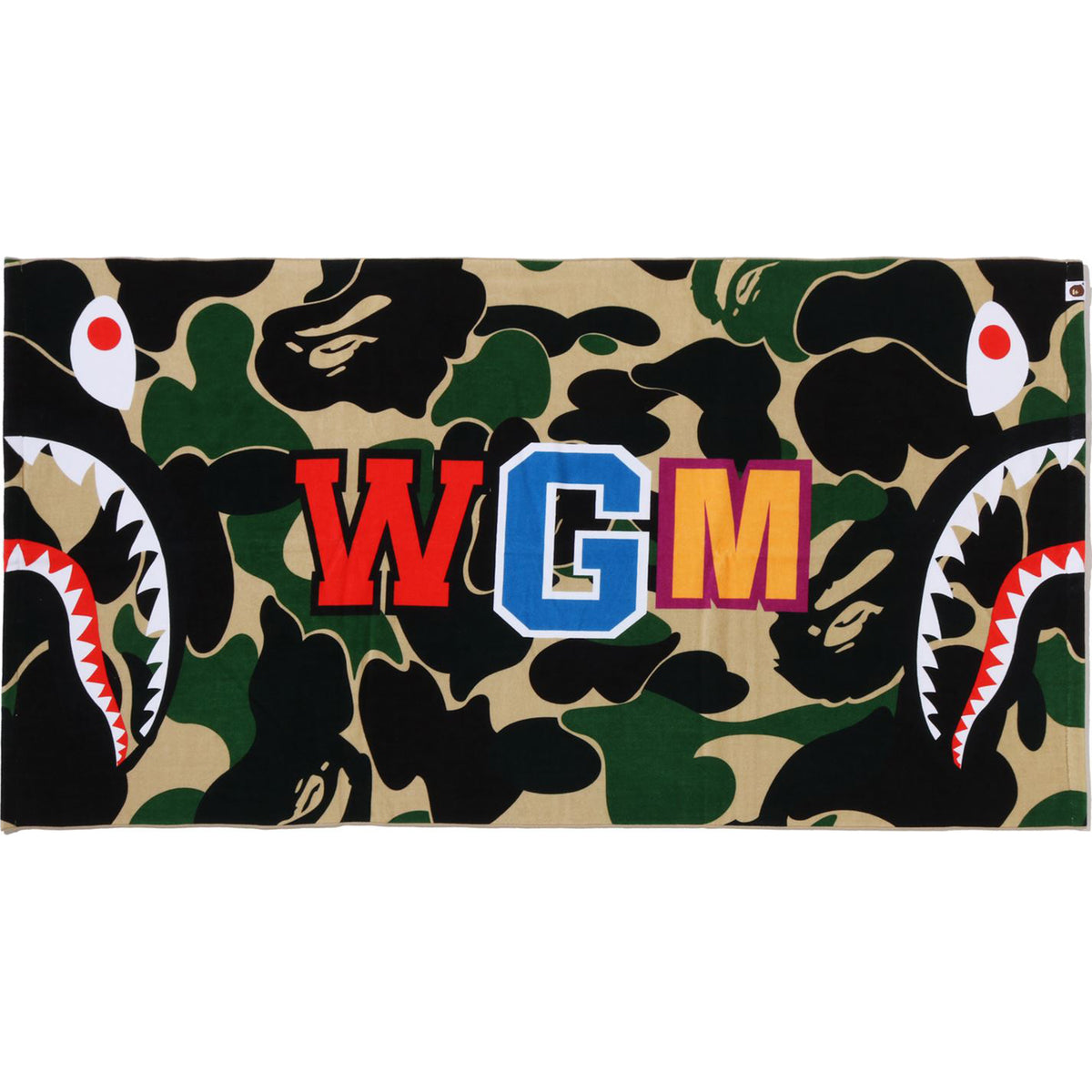 ABC CAMO SHARK BEACH TOWEL